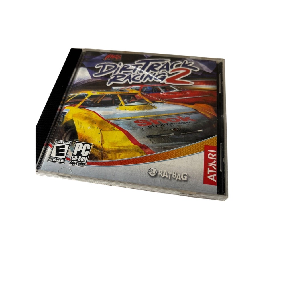 Dirt Track Racing 2 PC CD-ROM Atari Ratbag Games 2002 Vintage Racing Sim